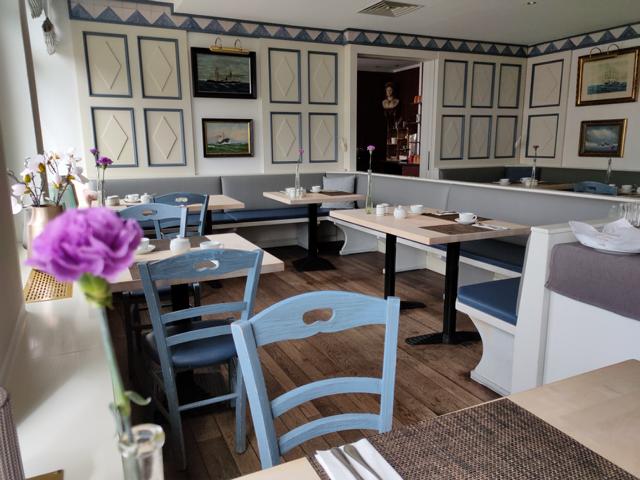 Das friesische Hotelambiente unterstreicht das Nordsee-Gefühl