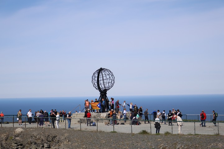 Der Globus aus dem Jahr 1977 ist das Symbol des Nordkaps