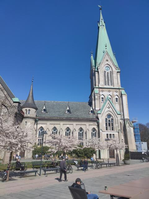 Die neugotische Domkirche (1884) in Kristiansand