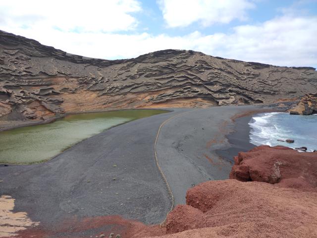 Die grüne Lagune von El Golfo