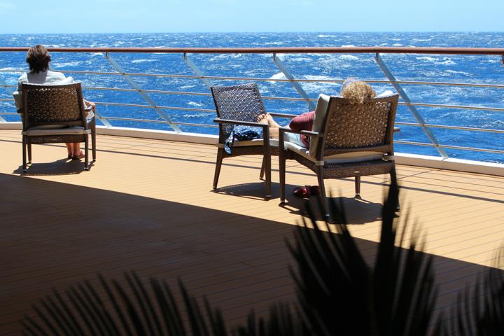 Ein ruhiger Platz an Bord der WORLD VOYAGER