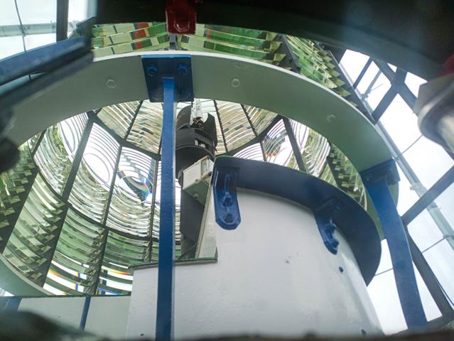 Inselfeuer Amrum. Es dient der sicheren Ansteuerung Amrums und der Orientierung im Wattenmeer der Insel. Das Feuer steht auf einer Düne bei Wittdün